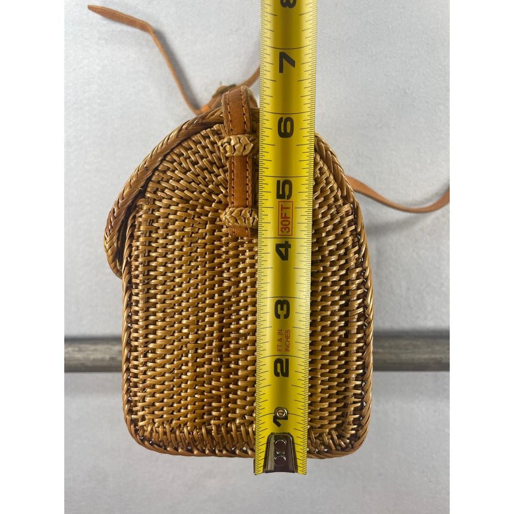 Nomad NextDoor Nusa Rattan Bag Handmade Bali Artisanal - Picture 8 of 12